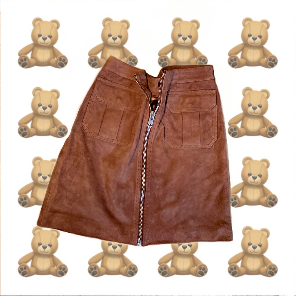 ALL SAINTS SUEDE SKIRT